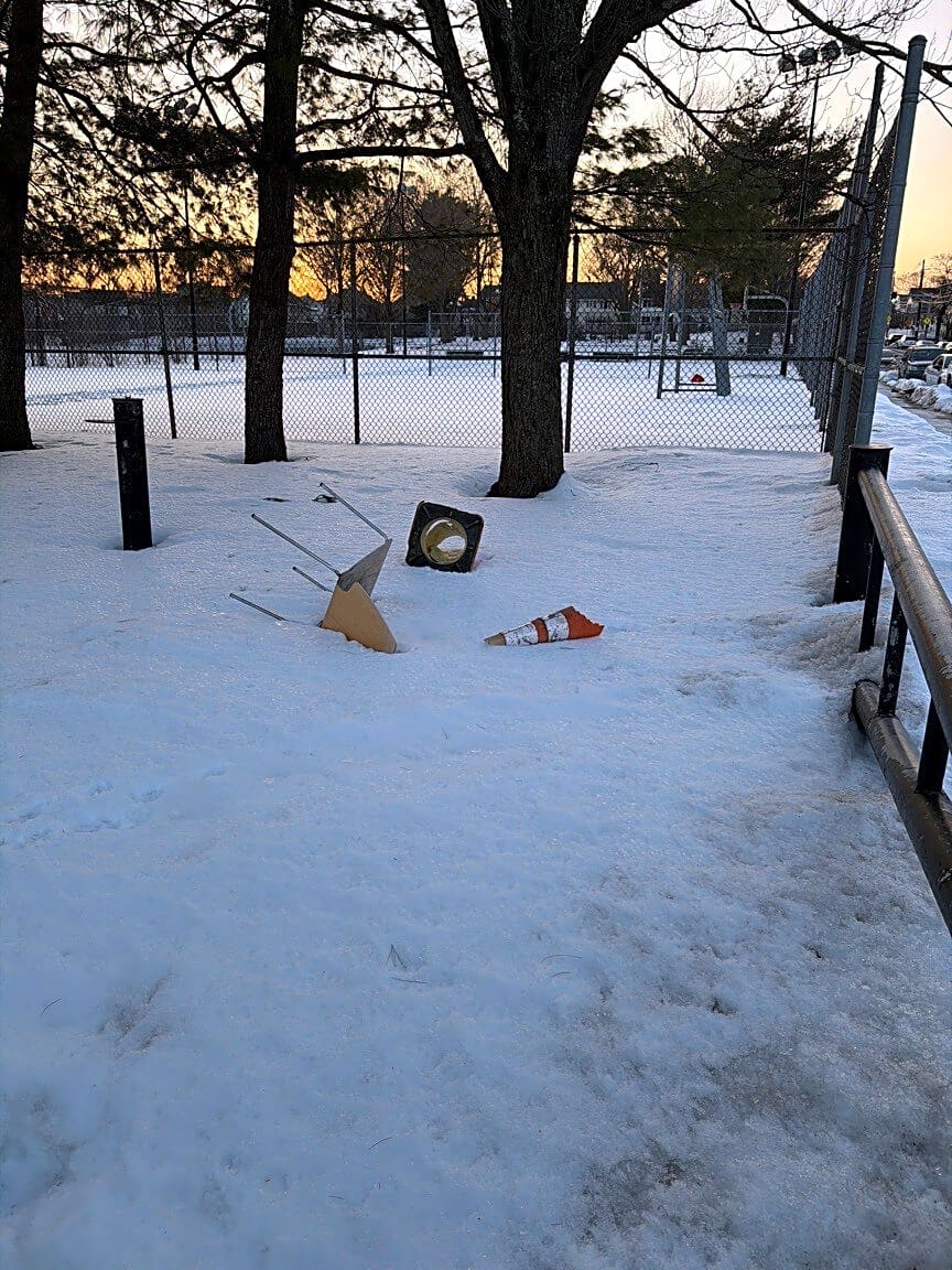 Image submitted with report