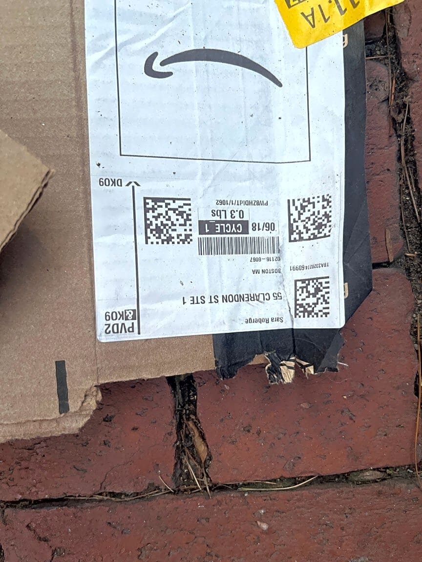 Image submitted with report