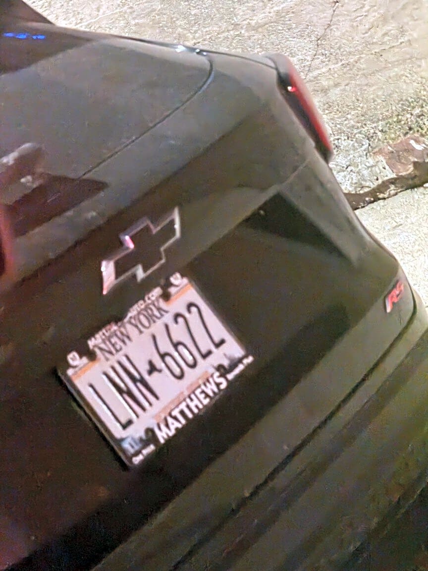 Image submitted with report