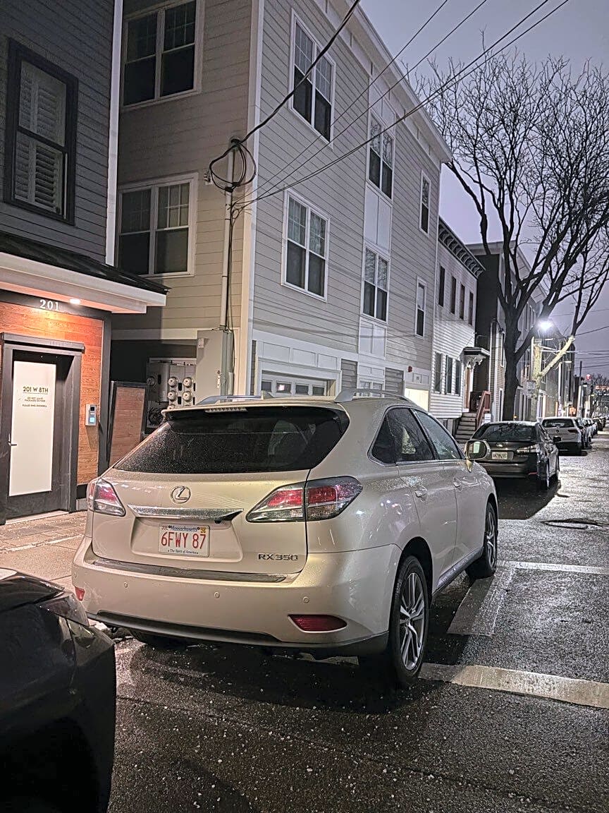 Image submitted with report