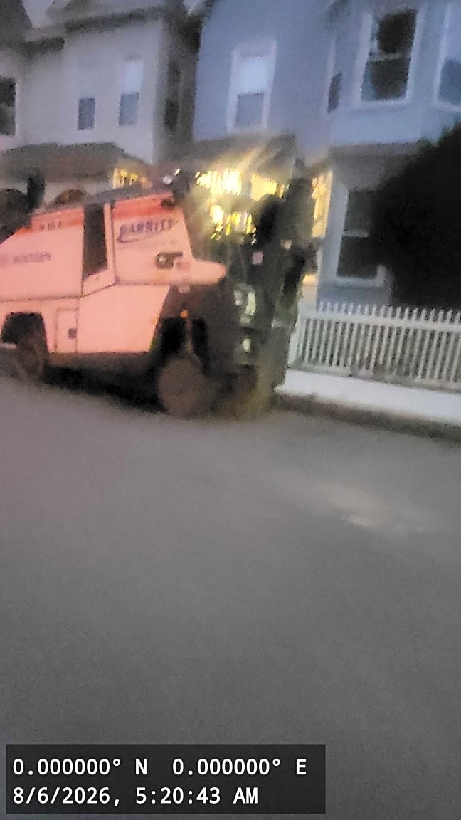 Image submitted with report