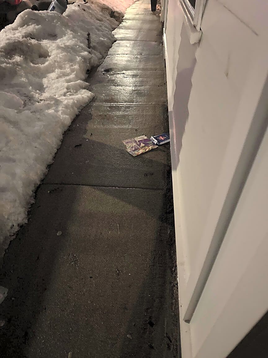 Image submitted with report