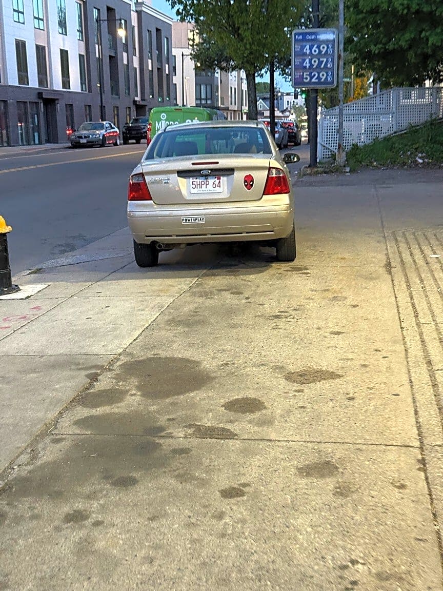 Image submitted with report