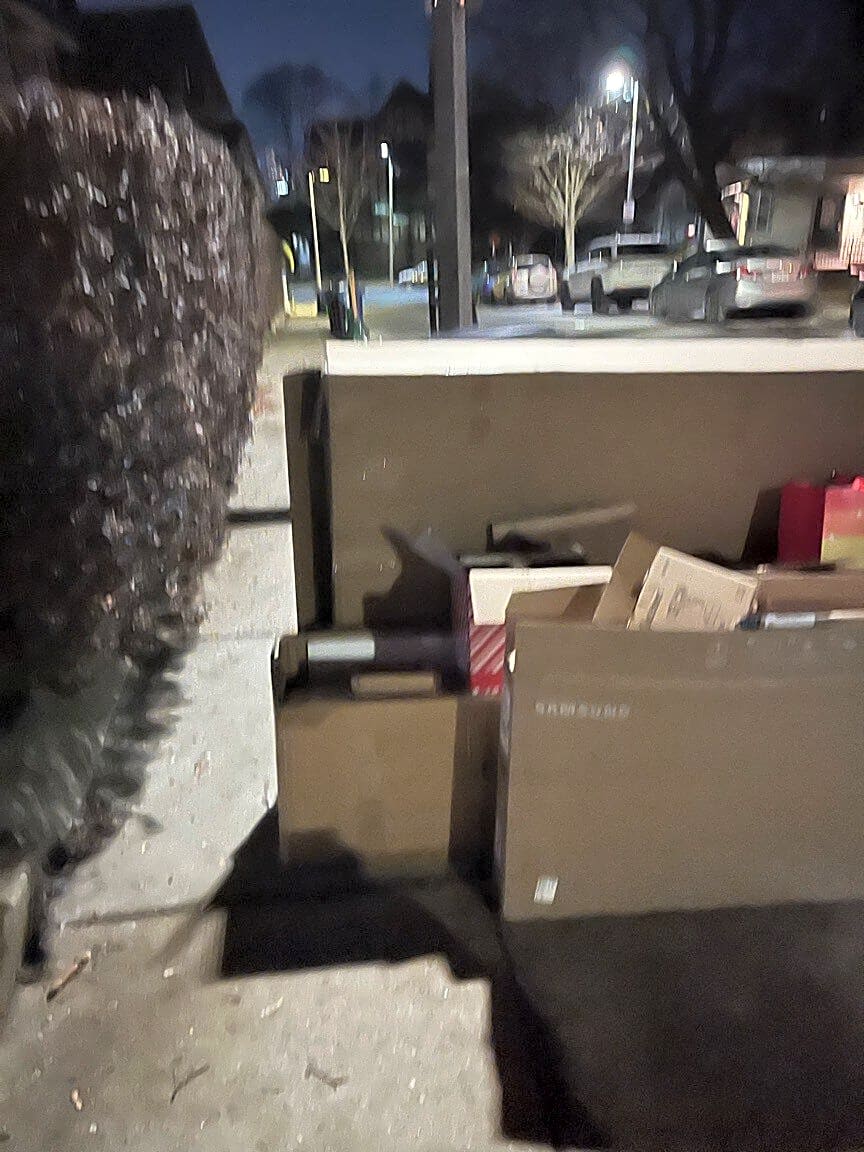 Image submitted with report