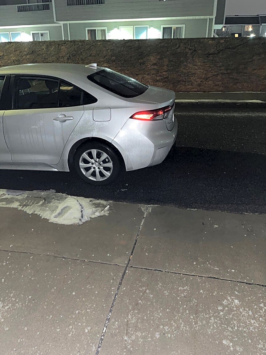 Image submitted with report