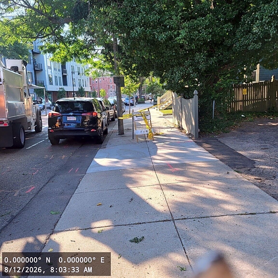 Image submitted with report