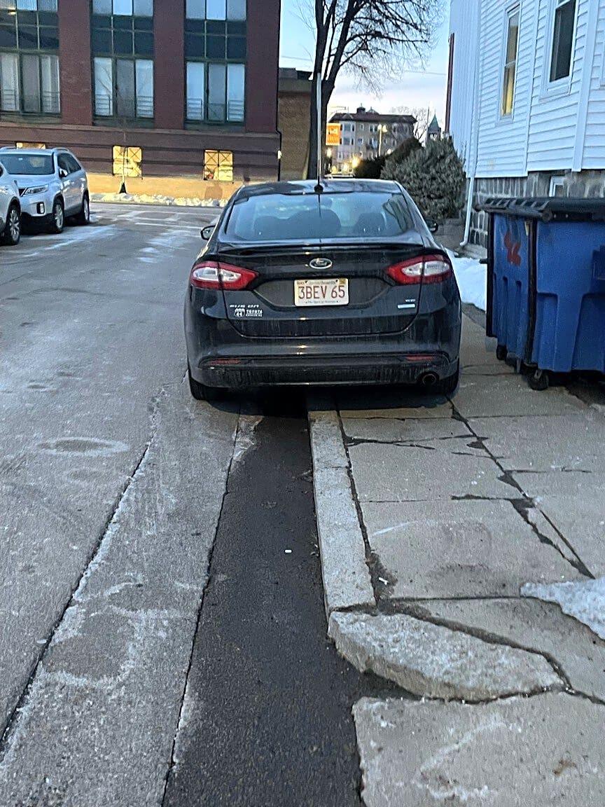 Image submitted with report