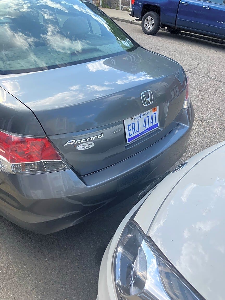 Image submitted with report