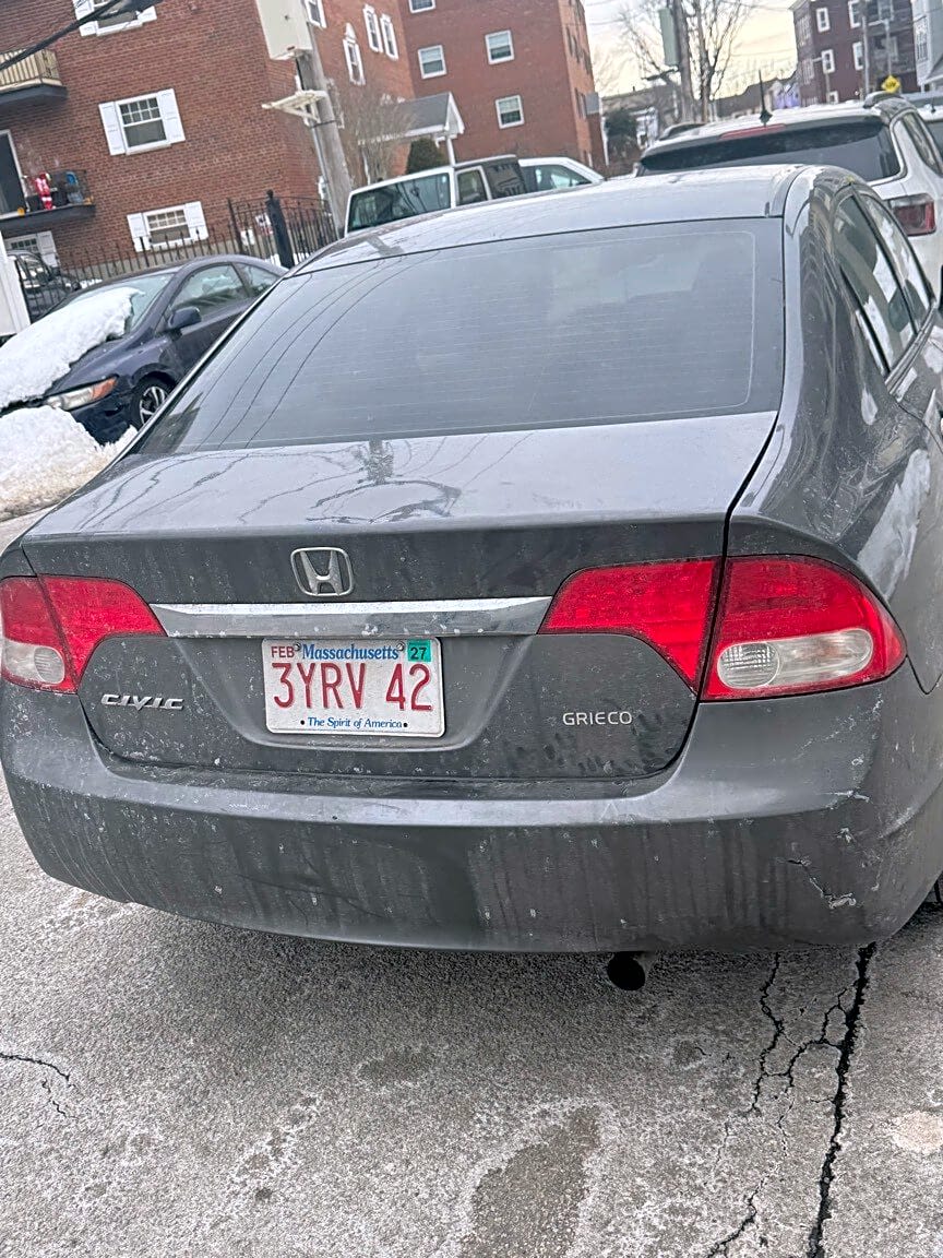 Image submitted with report