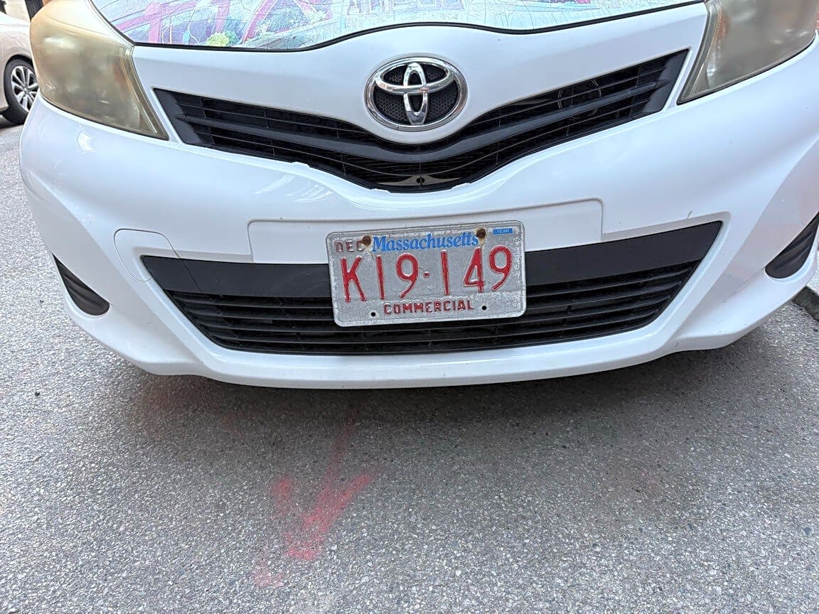 Image submitted with report