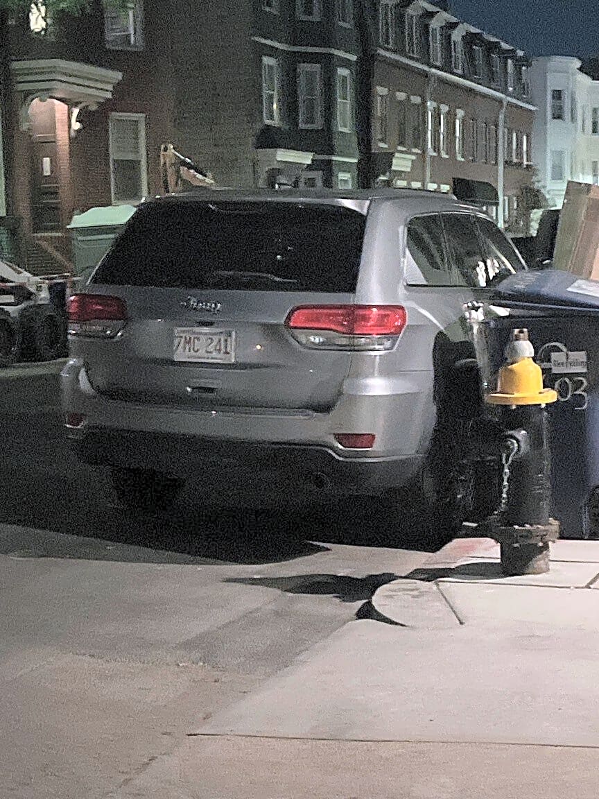 Image submitted with report