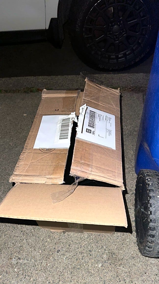 Image submitted with report