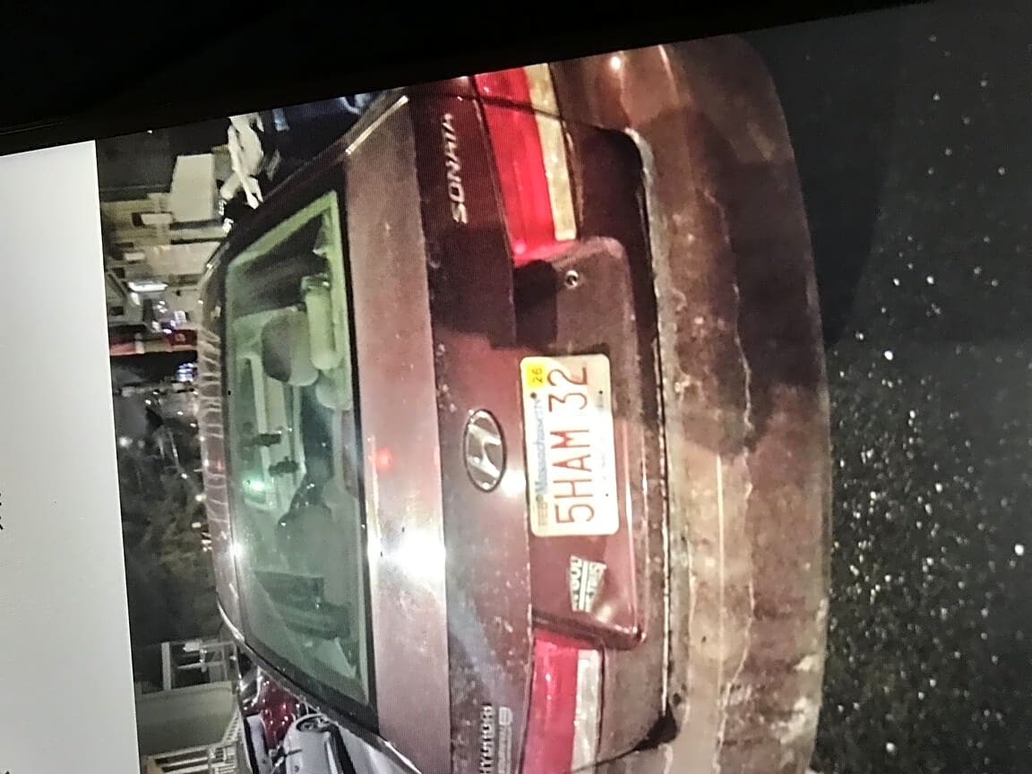 Image submitted with report