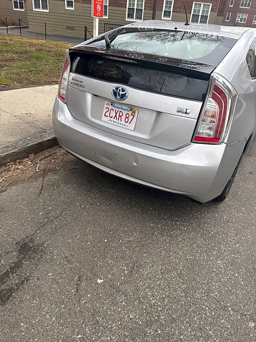 Image submitted with report