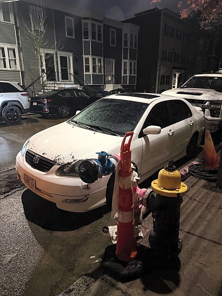 Image submitted with report