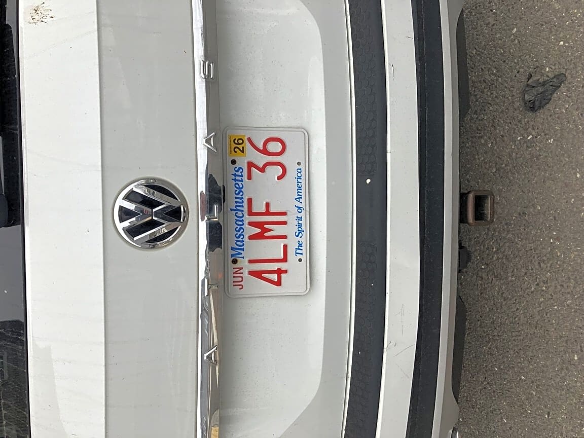 Image submitted with report