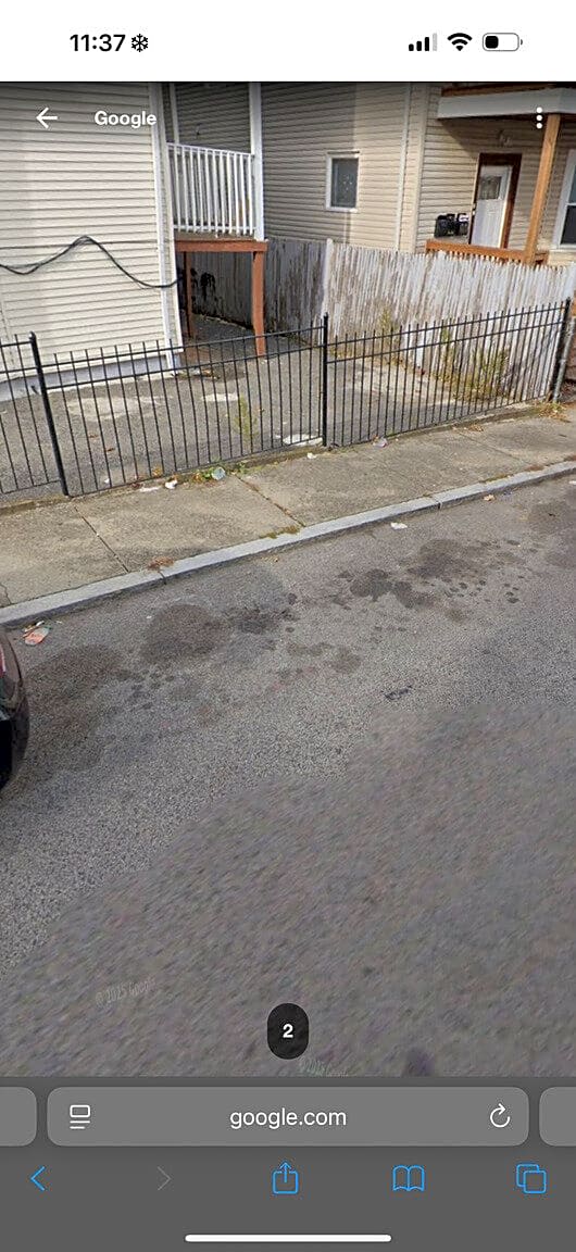 Image submitted with report