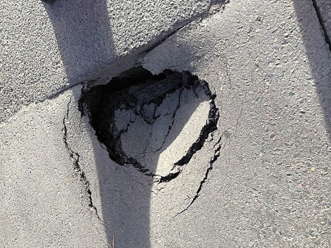 Image submitted with report