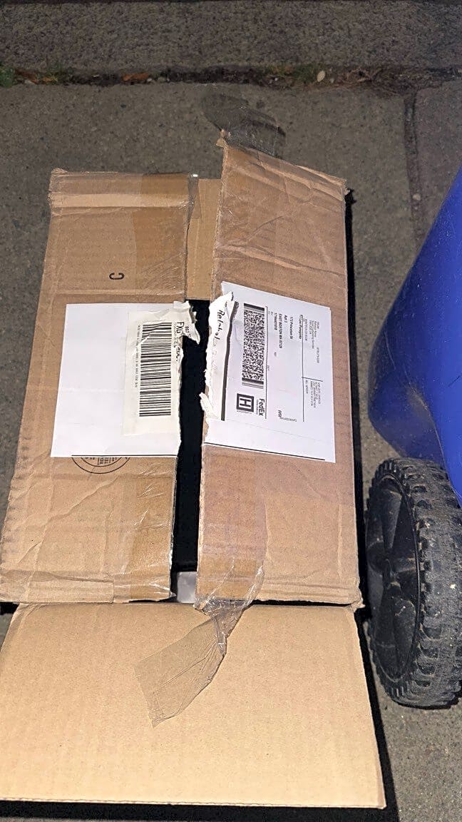 Image submitted with report