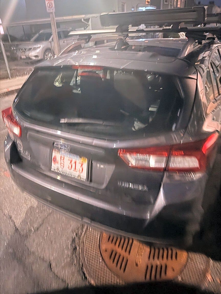 Image submitted with report