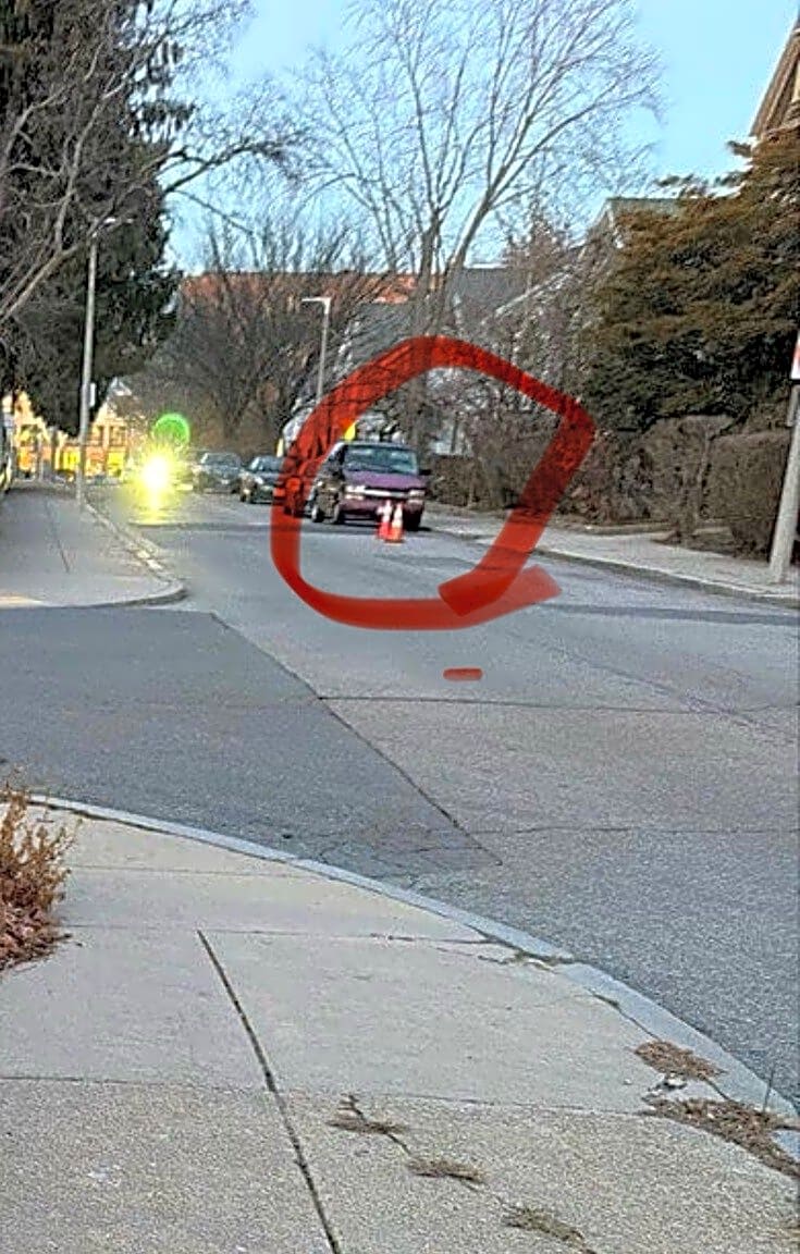 Image submitted with report