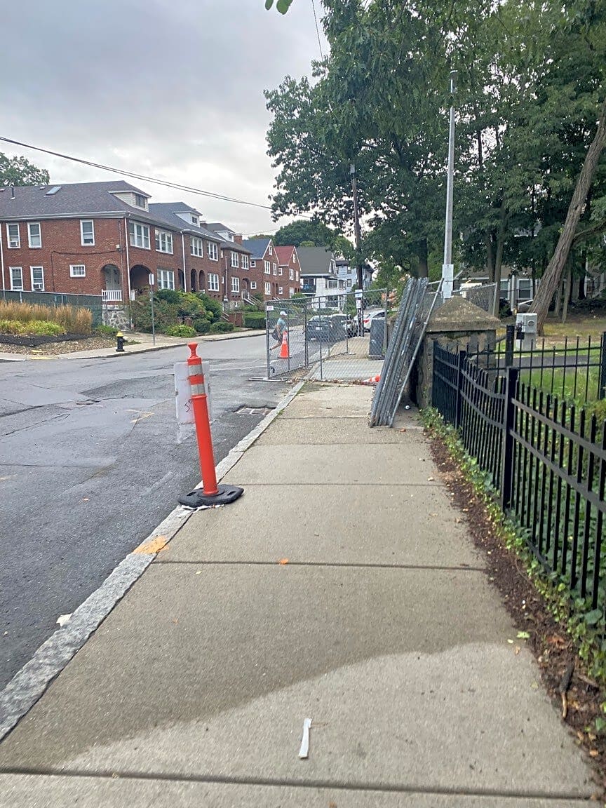 Image submitted with report