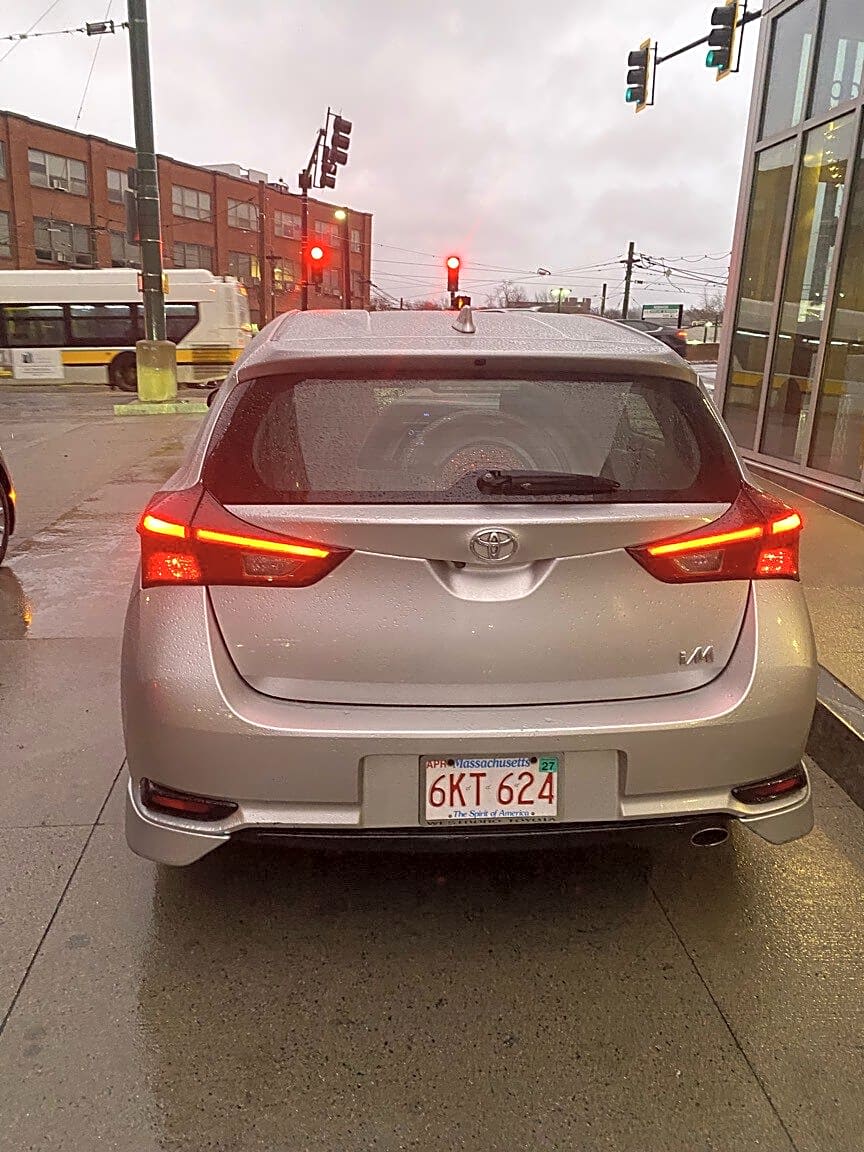 Image submitted with report