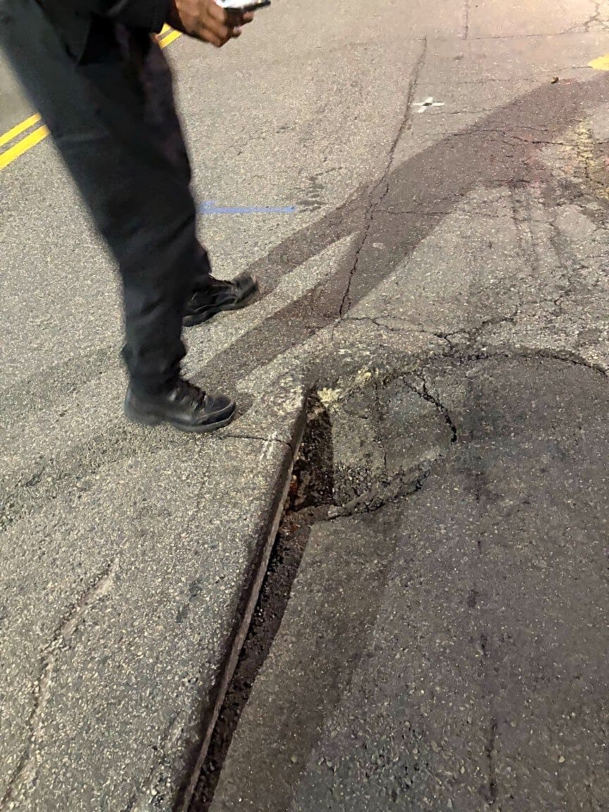 Image submitted with report