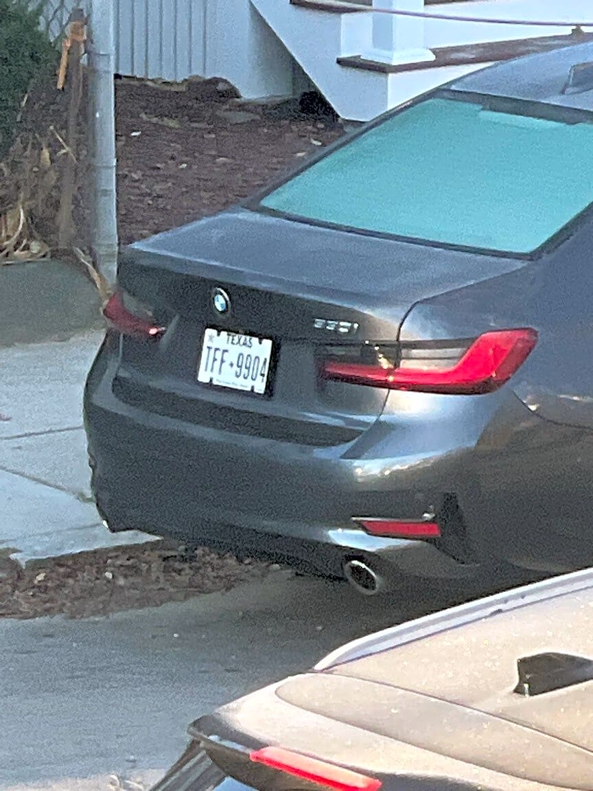 Image submitted with report