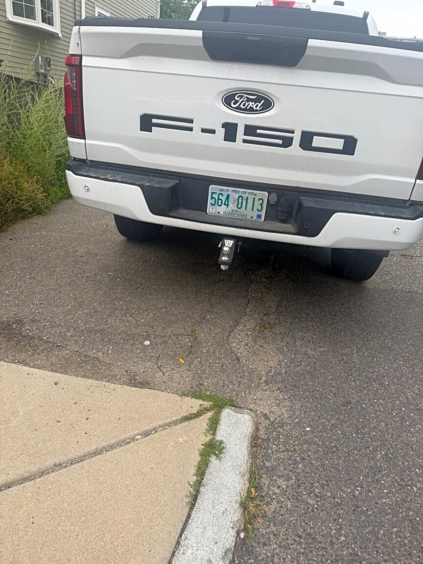 Image submitted with report