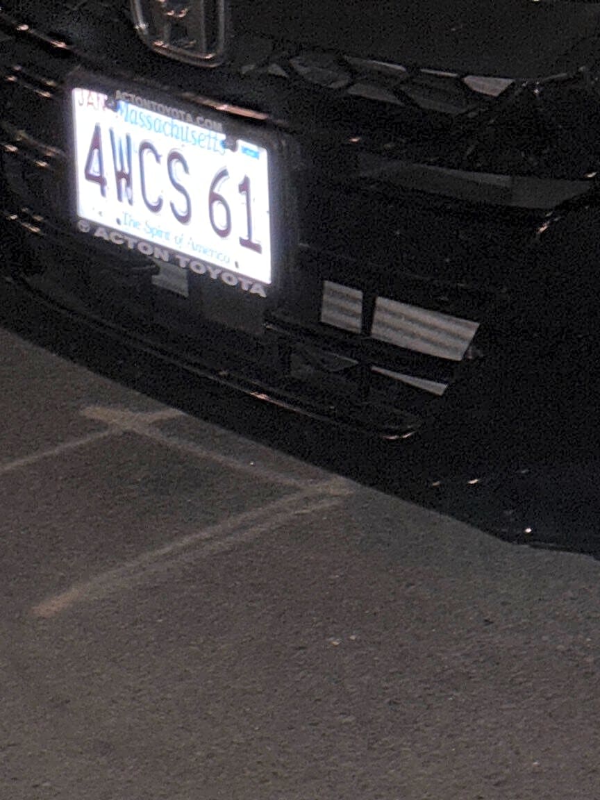 Image submitted with report