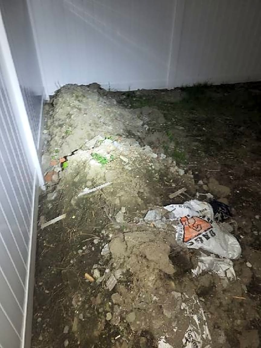 Image submitted with report