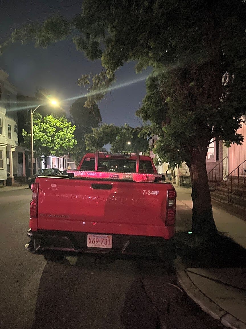 Image submitted with report