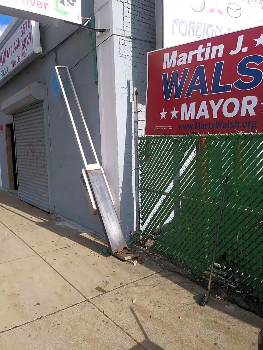 Image submitted with report