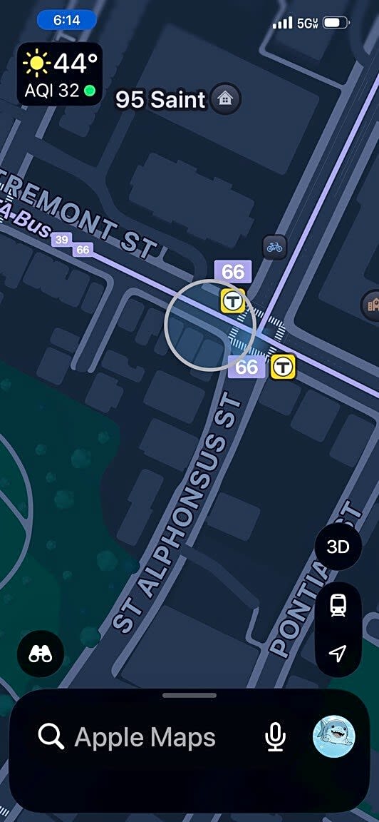 Image submitted with report