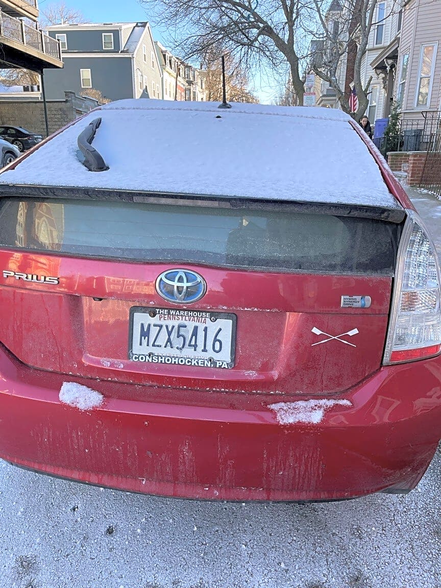 Image submitted with report