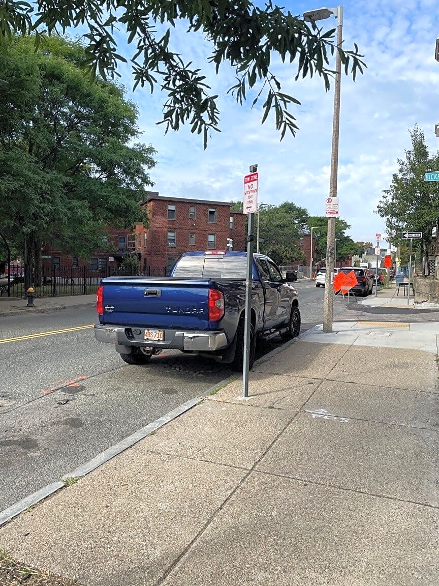 Image submitted with report