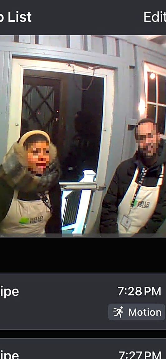 Image submitted with report