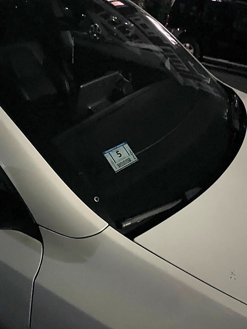 Image submitted with report