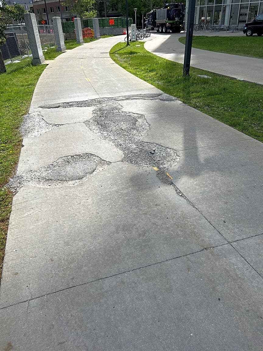 Image submitted with report