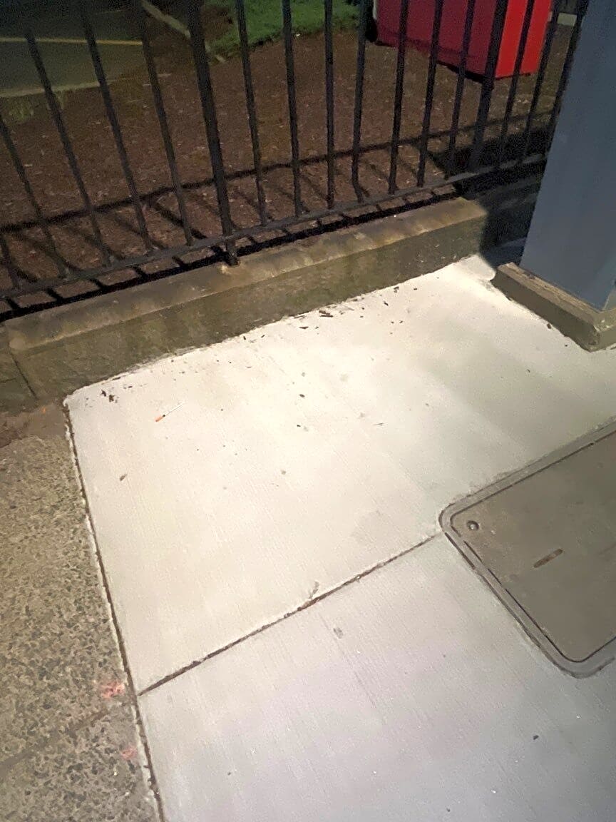 Image submitted with report