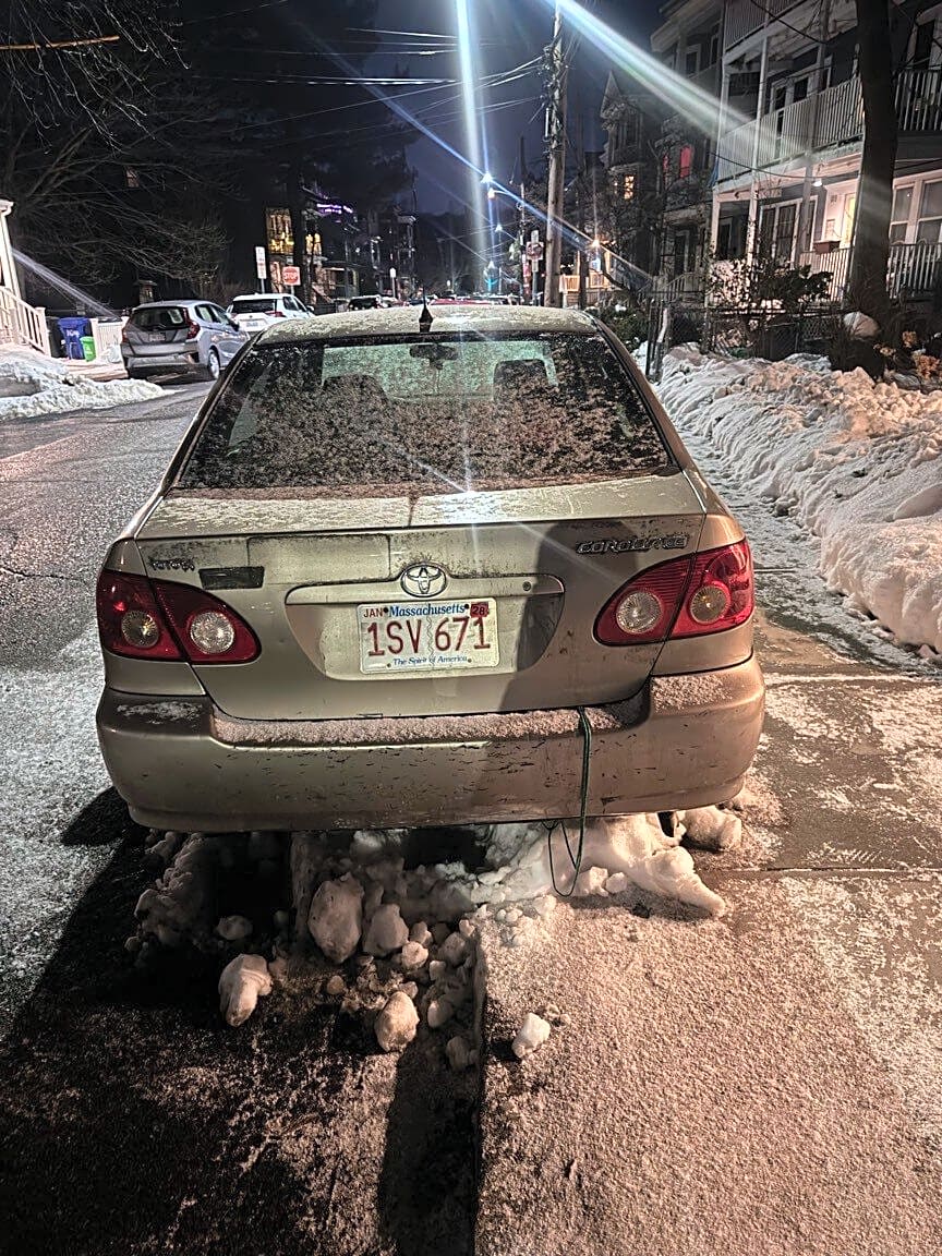 Image submitted with report