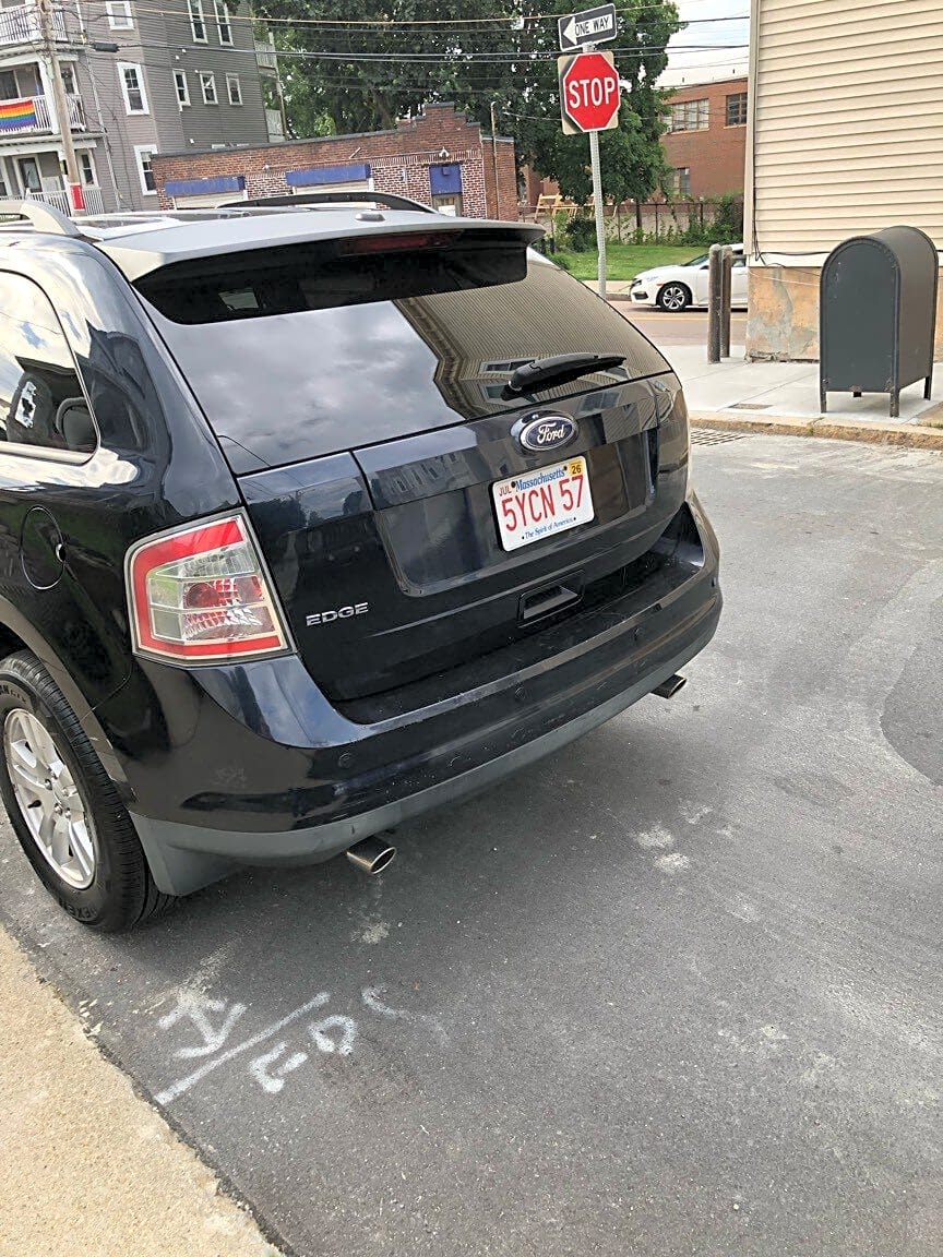 Image submitted with report