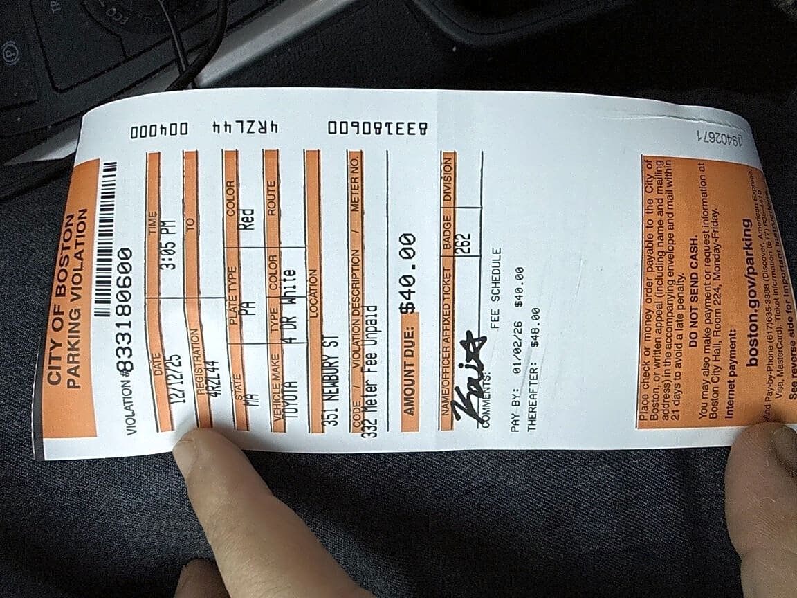 Image submitted with report