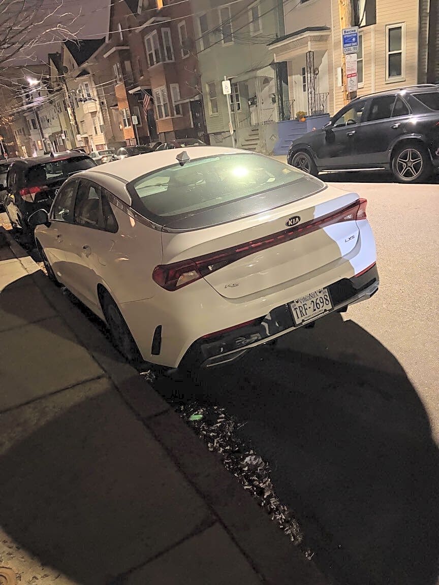 Image submitted with report