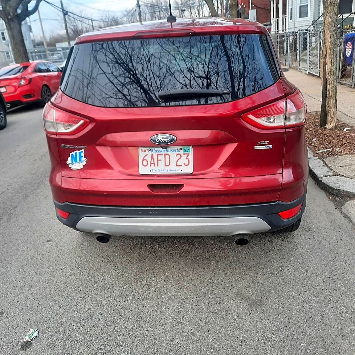 Image submitted with report