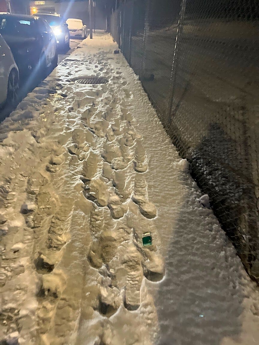 Image submitted with report