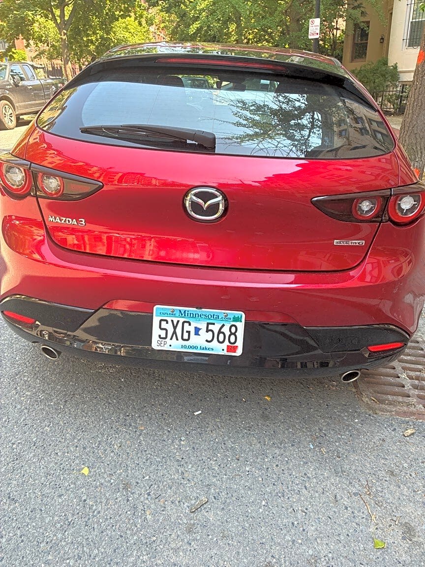 Image submitted with report
