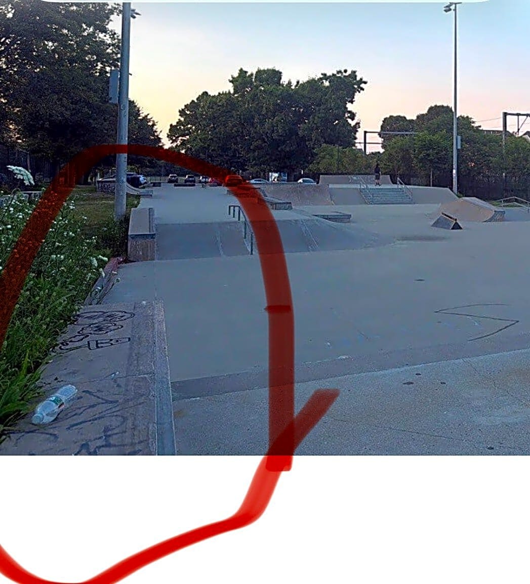 Image submitted with report