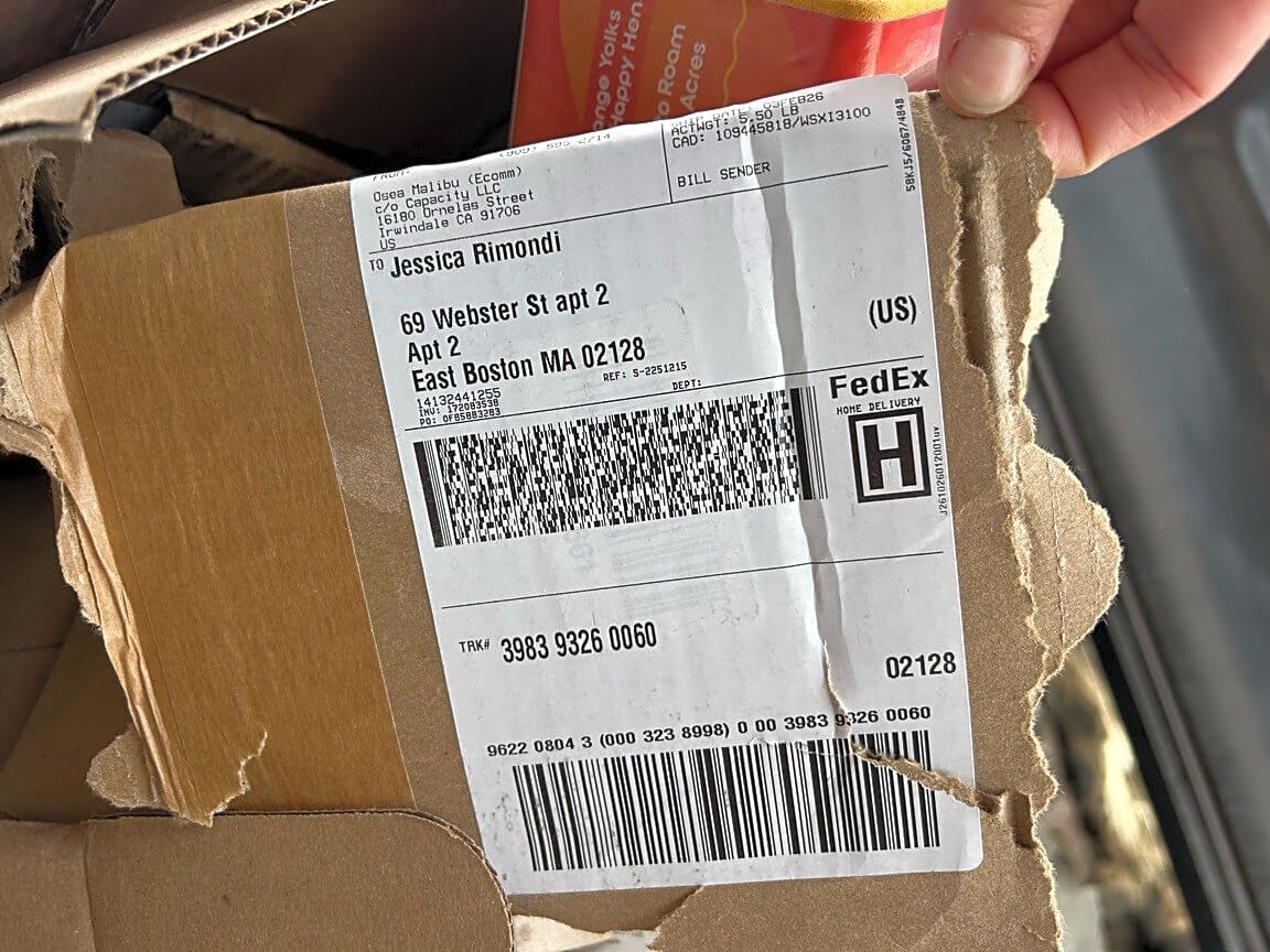 Image submitted with report